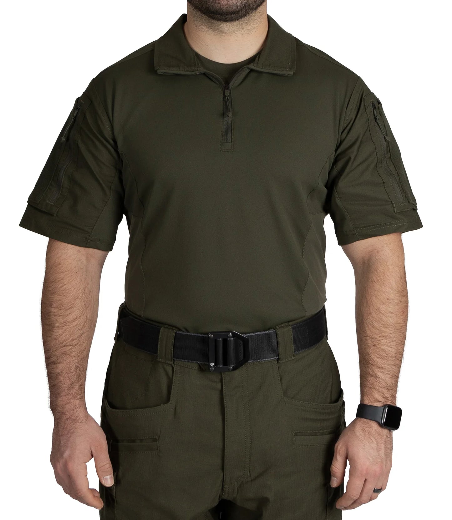 First Tactical Men's S/S Defender Shirt, OD Green (Canaan, NH)