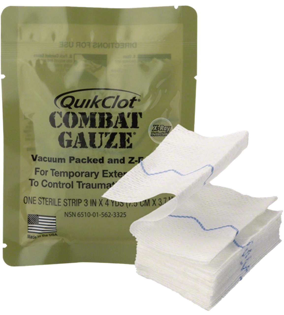 medical tactical Quick Clot Combat Gauze