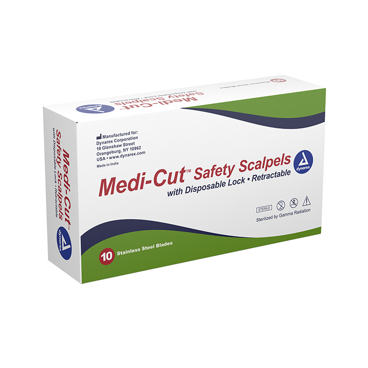 Medi-Cut Safety Scalpels- Sterile