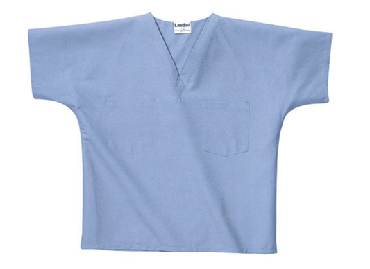 Landau Scrub Zone Unisex 1-Pocket V-Neck Scrub Top