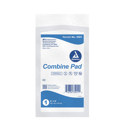 Combine Pads- Sterile, 5" x 9"