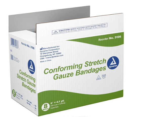 Conforming Stretch Gauze - 6" (non-sterile)