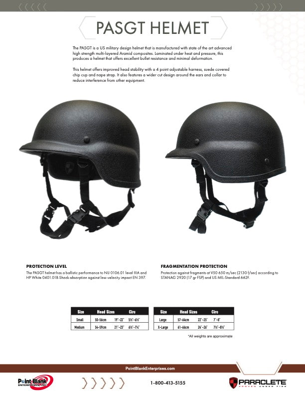 Helmet - Point Blank PASGT