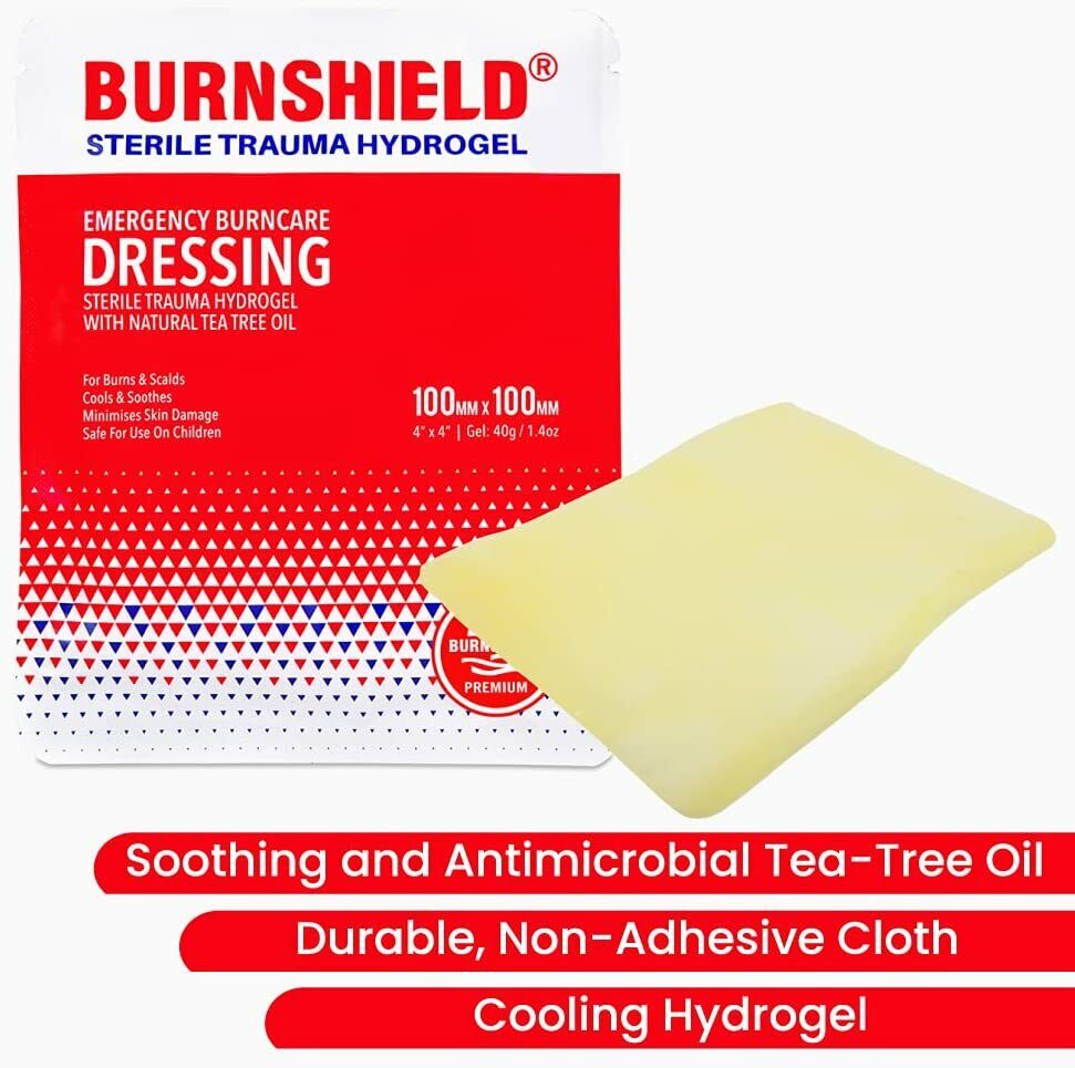 Burnshield Burn Dressing 4" X 4" Sterile Hydrogen (CBP)