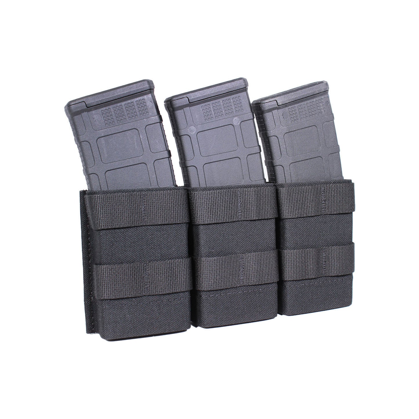 Triple 5.56 Midlength KYWI Pouch w/ 4x Fight Light MALICE Clips (ISO)