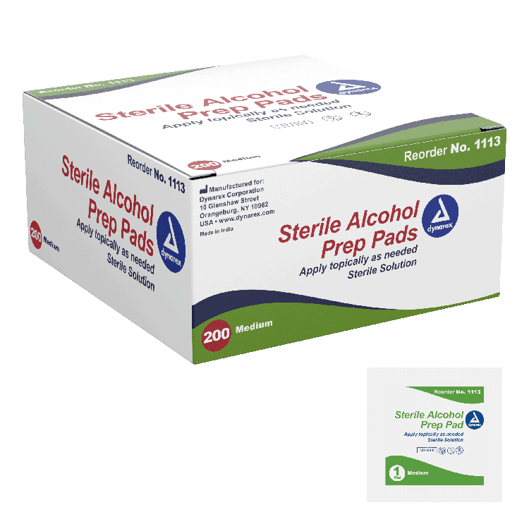 Alcohol Prep Pads- Sterile, 2 ply