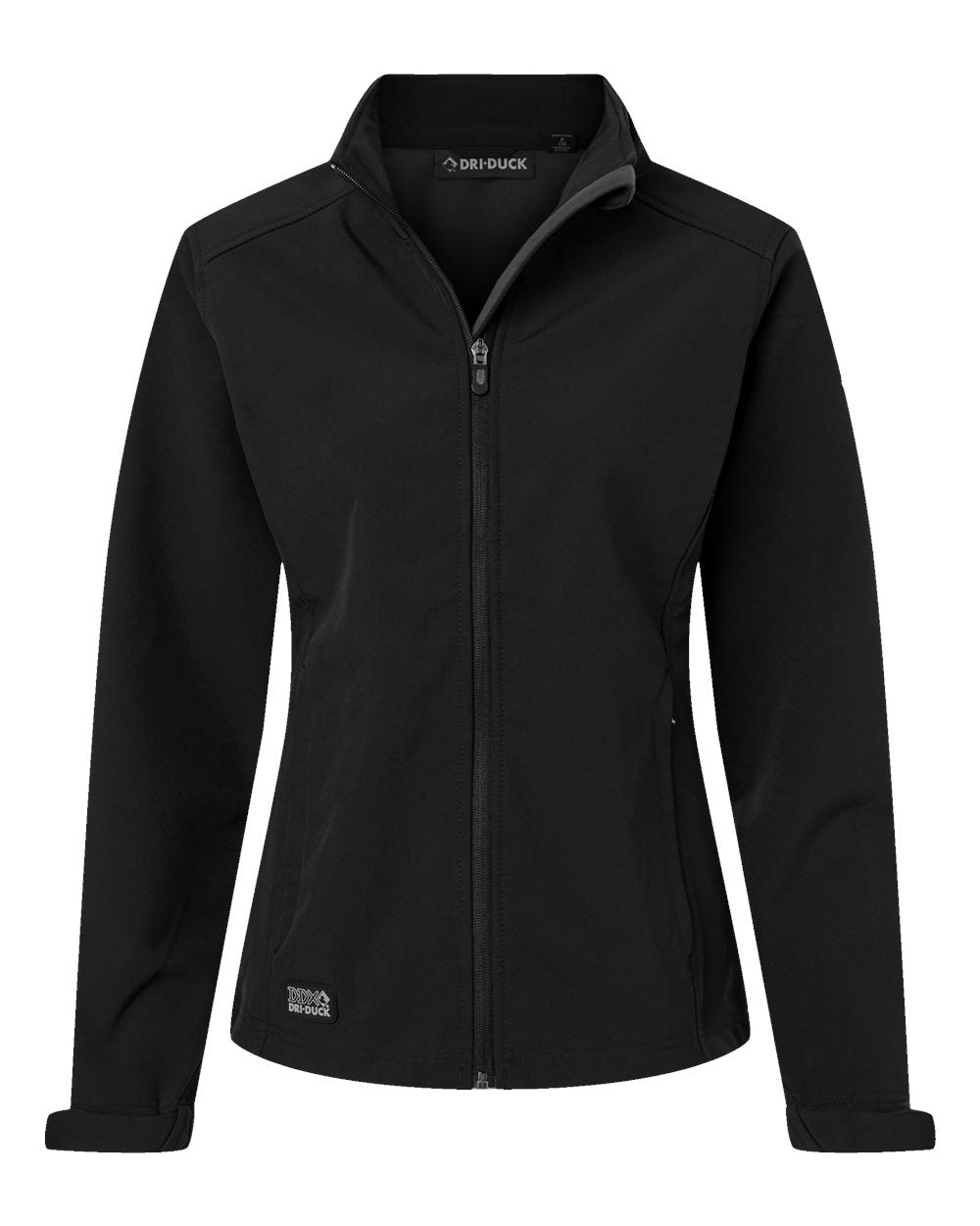 Dri Duck Women's Motion Softshell Jacket w/ Embroidery, Black (Middlesex County)