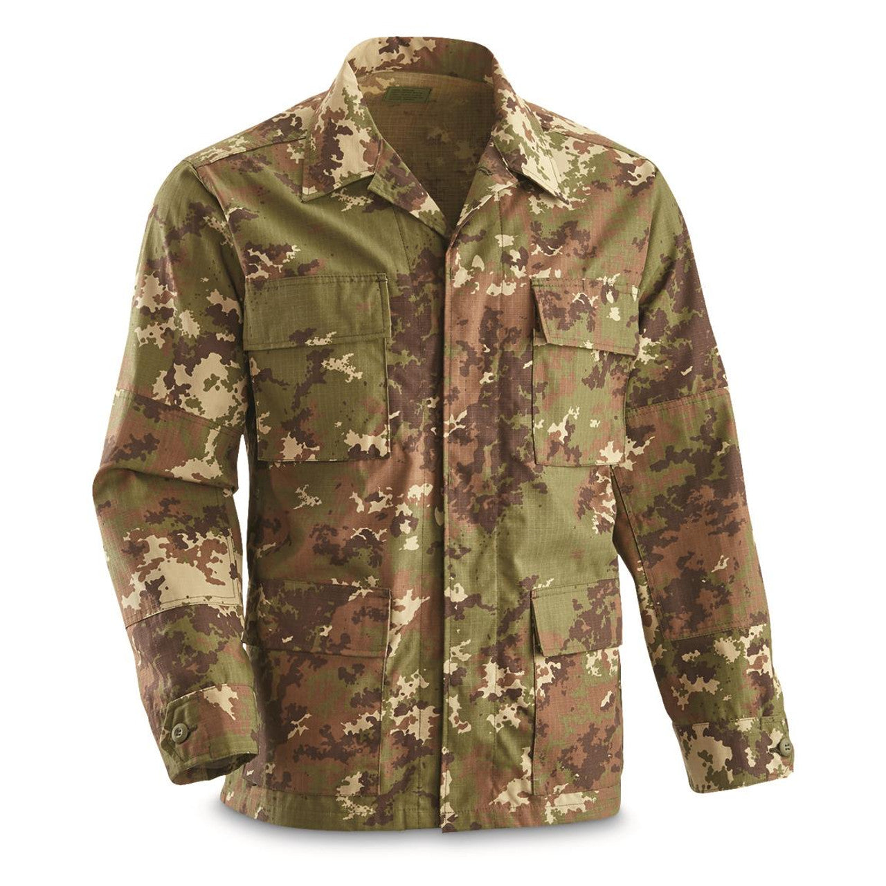 Italian TEESAR® VEGETATO CAMO R/S BDU JACKET NEW