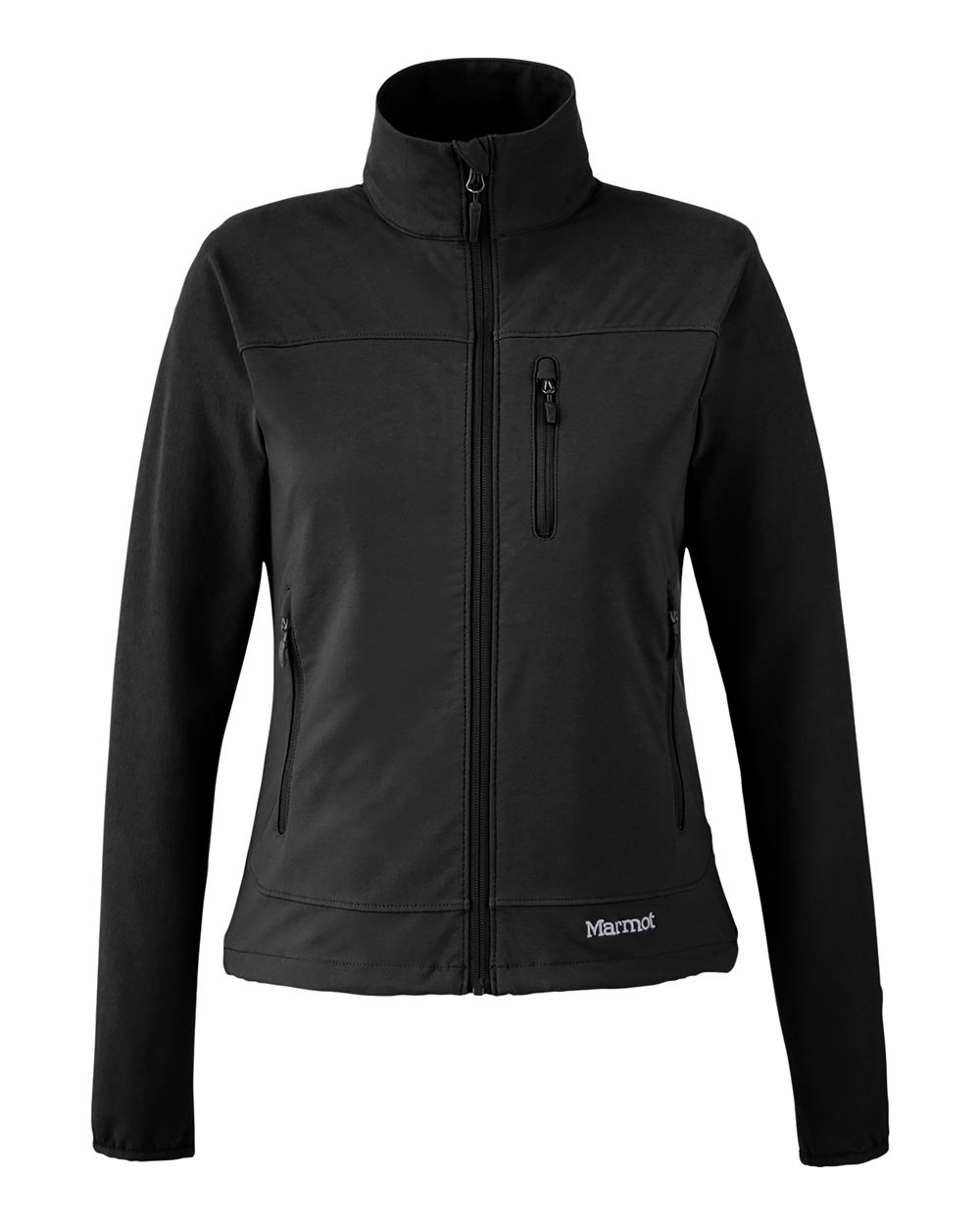 Marmot Women's Tempo Lightweight Jacket w/ Embroidery, Black (Middlesex County)