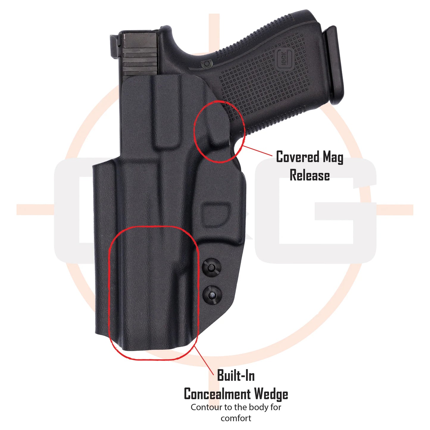 C&G SIG P365 IWB COVERT KYDEX HOLSTER - QUICKSHIP