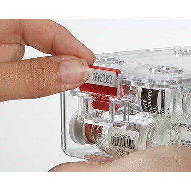 Drug Box Seals: Snap-Loks, Red
