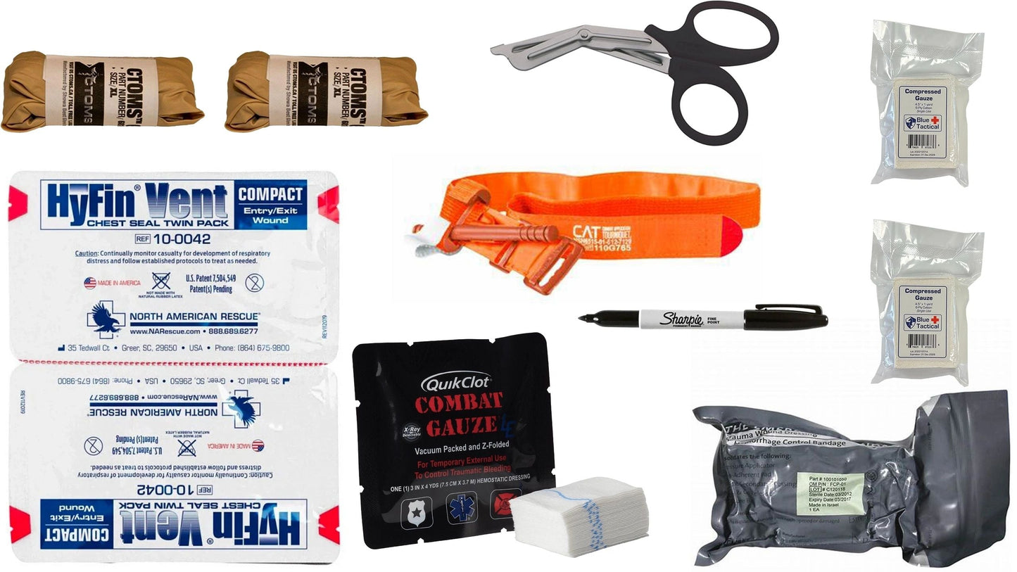 Stop The Bleed Blue Tactical Advanced Kit