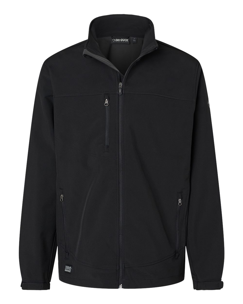 Dri Duck Men's Motion Softshell Jacket w/ Embroidery, Black (Middlesex County)