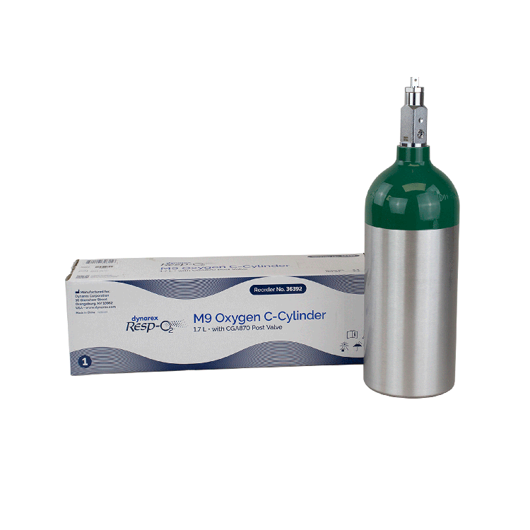 Oxygen Cylinders (post valve)