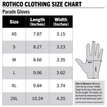 Rothco White Gripper Dot Parade Gloves (MPD)