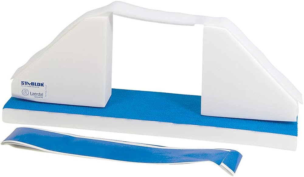 Backboard - Head Immobilizer: STA-BLOK Disposable Head immobilizer, adult 30 ct