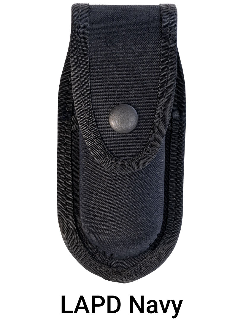 Gould & Goodrich MOLLE Aerosol Case, LAPD Navy, Size 3, Black Snap (Littleton PD)