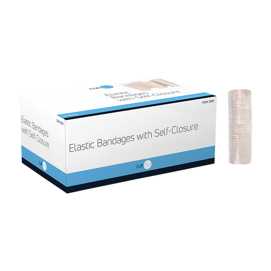 Elastic Bandage w/ Self-Closure, 6" x 5 yd, 5/10/cs