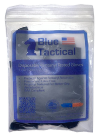 Thumbnail for Blue Tactical BAA Compliant, Fentanyl Tested Gloves, Black, Pair