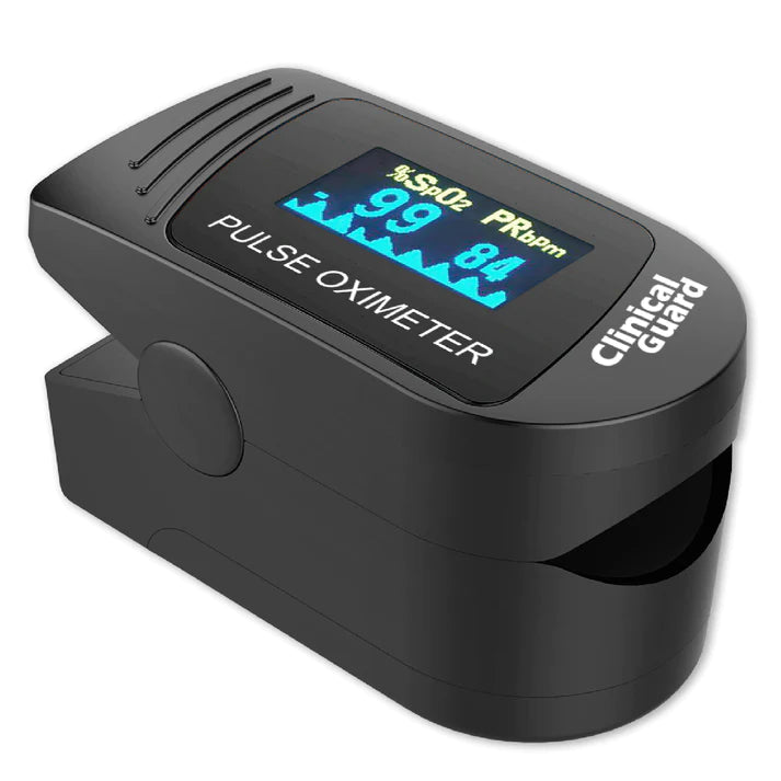Pulse Oximeter: Clinical Guard CMS-500S Deluxe Finger Pulse Oximeter