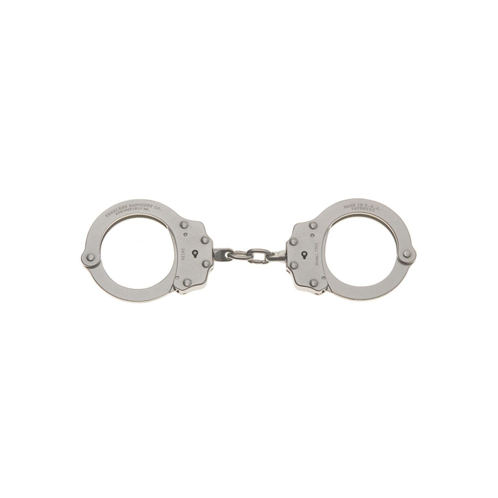 Peerless Handcuff Model 700C Chain Link Handcuffs- Nickel Finish (MPTC)
