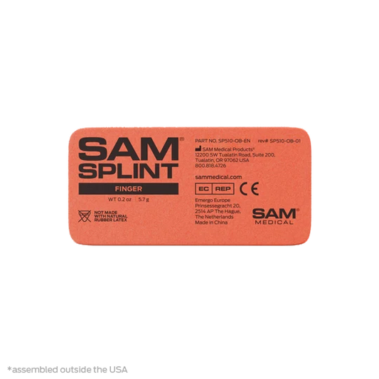 SAM Splint, Finger, 12/pack, Orange/Blue