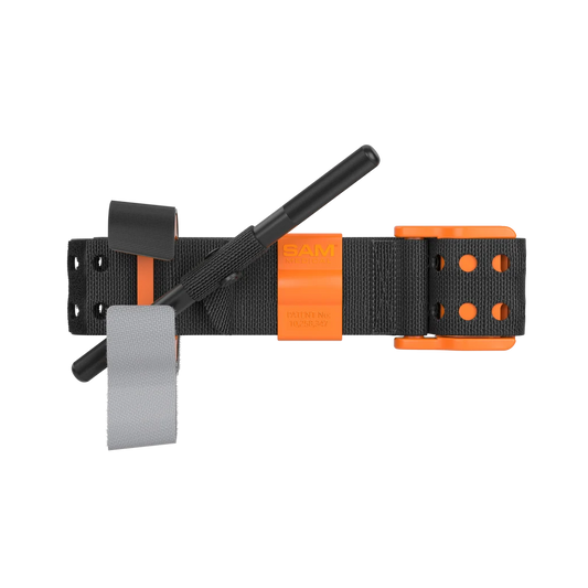 SAM XT Extremity Tourniquet, Hi-Viz Orange, Metal Windlass