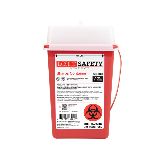 Sharps Containers, 1 qt., 60/cs
