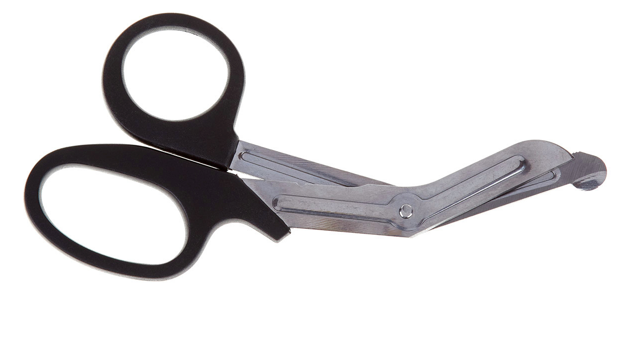 Trauma Shears (EMT), 7.25", Black (50pc bulk)