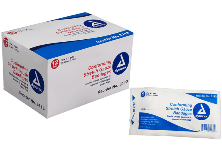 Conforming Stretch Gauze - 3" (sterile)
