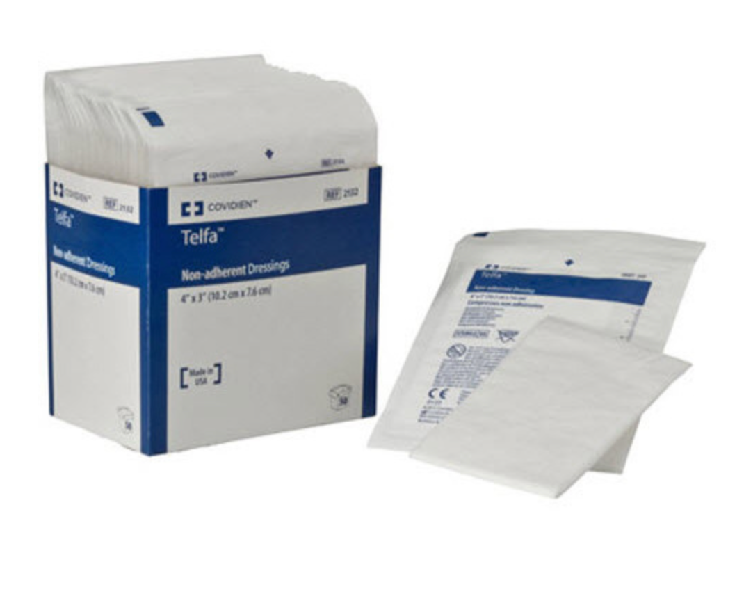 Telfa™ Non-Adherent Dressings, 2" x 3" (box of 100)