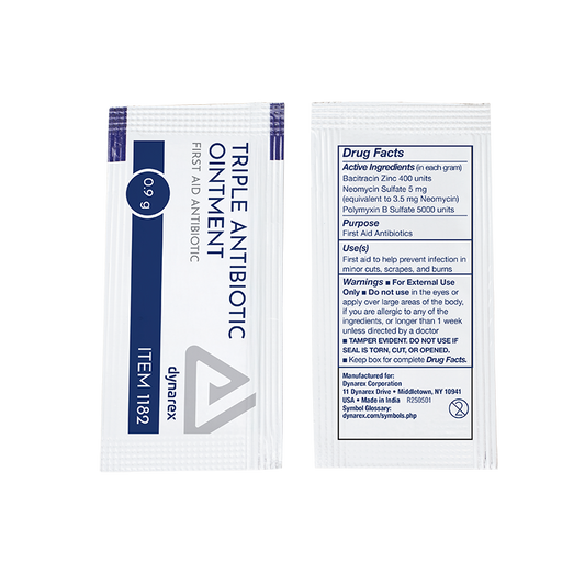 Triple Antibiotic Ointment, 0.9 g Foil Packet, 12/144/cs