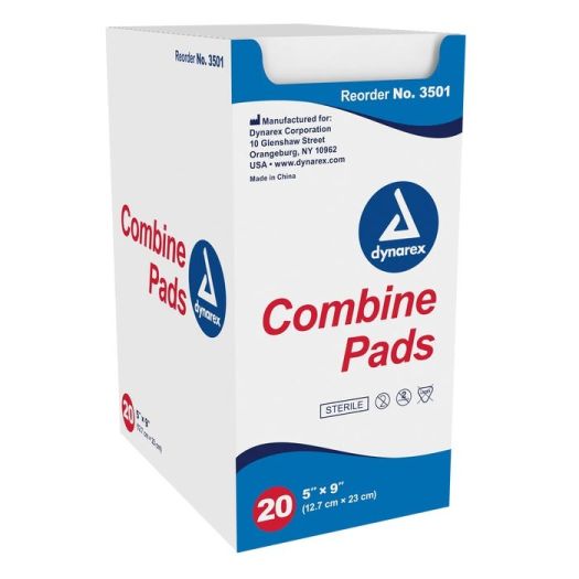Combine Pads- Sterile, 5" x 9"