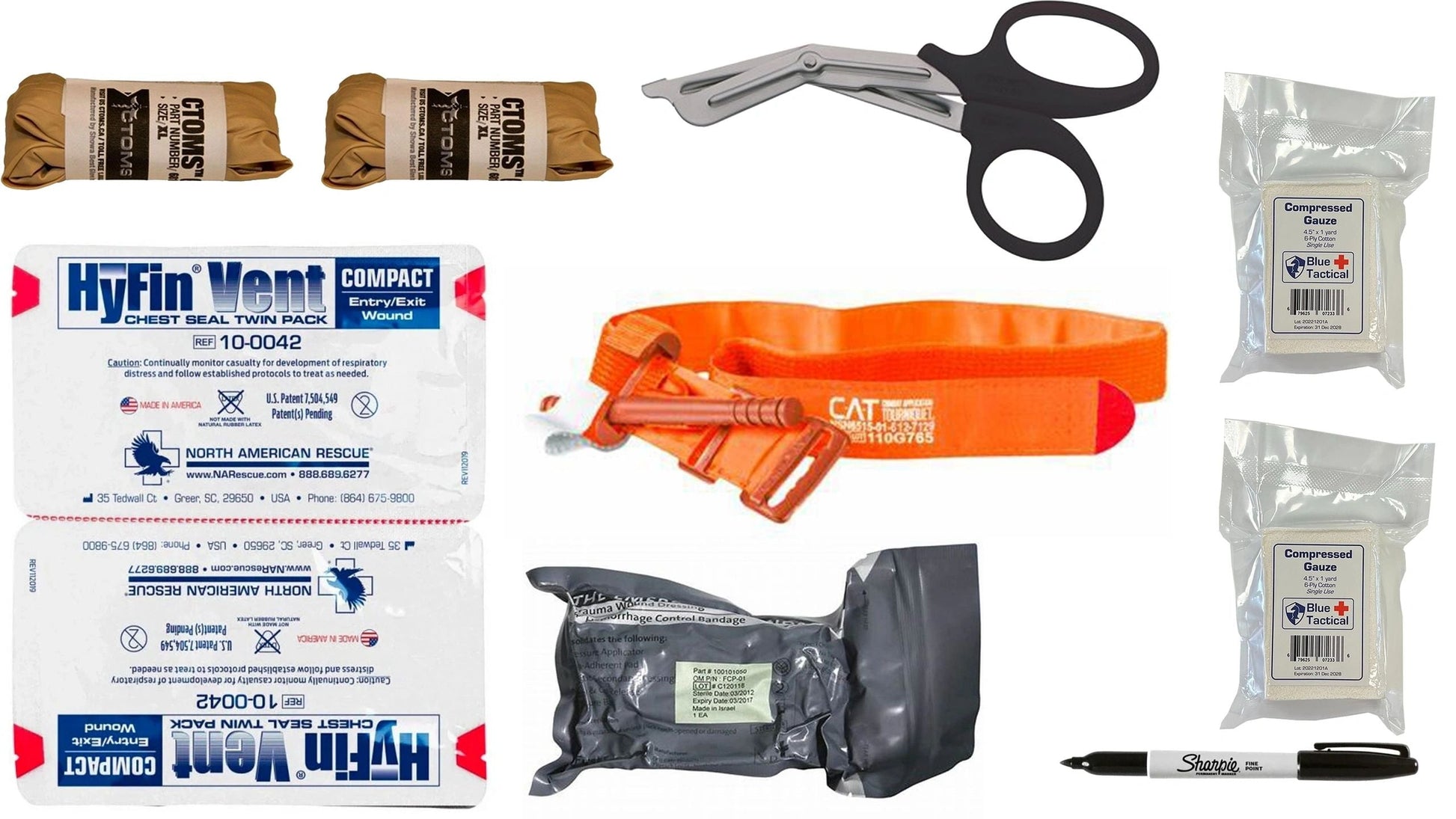 Stop The Bleed Blue Tactical Intermediate Kit