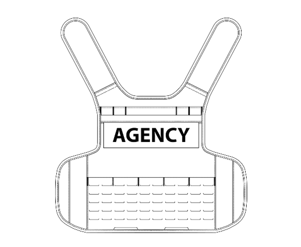 ENDEAVOR (LASER) Outer Carrier ONLY, Black (Bristol CT PD)