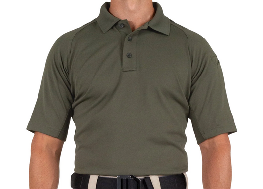 First Tactical Men’s Performance Polo SS, OD Green