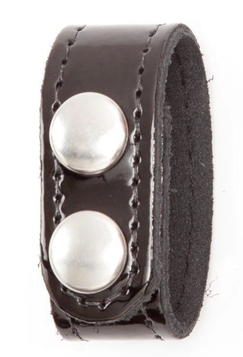 G&G Leather Belt Keeper, Double Snap Hi Gloss #B76 (Canaan NH)