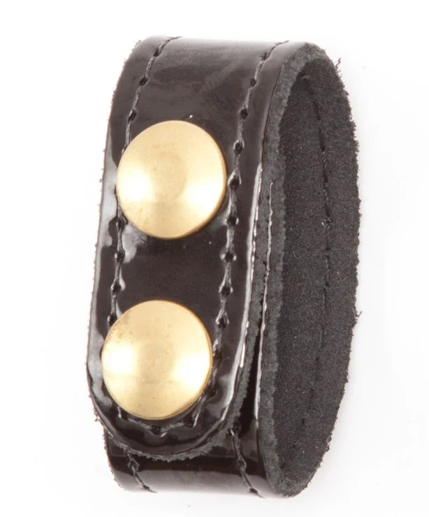 G&G Leather Belt Keeper, Double Snap Hi Gloss #B76 (Canaan NH)