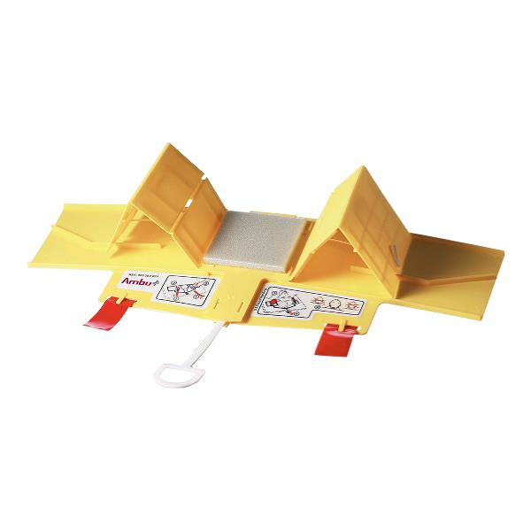 Backboard - Head Immobilizer: AMBU head wedge disposable head immobilizer , adult