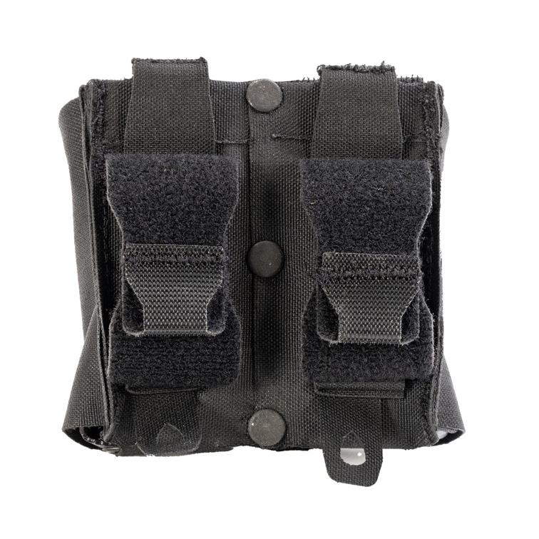PB Double Pistol Mag Pouch - Duty, Black (Bristol CT PD)