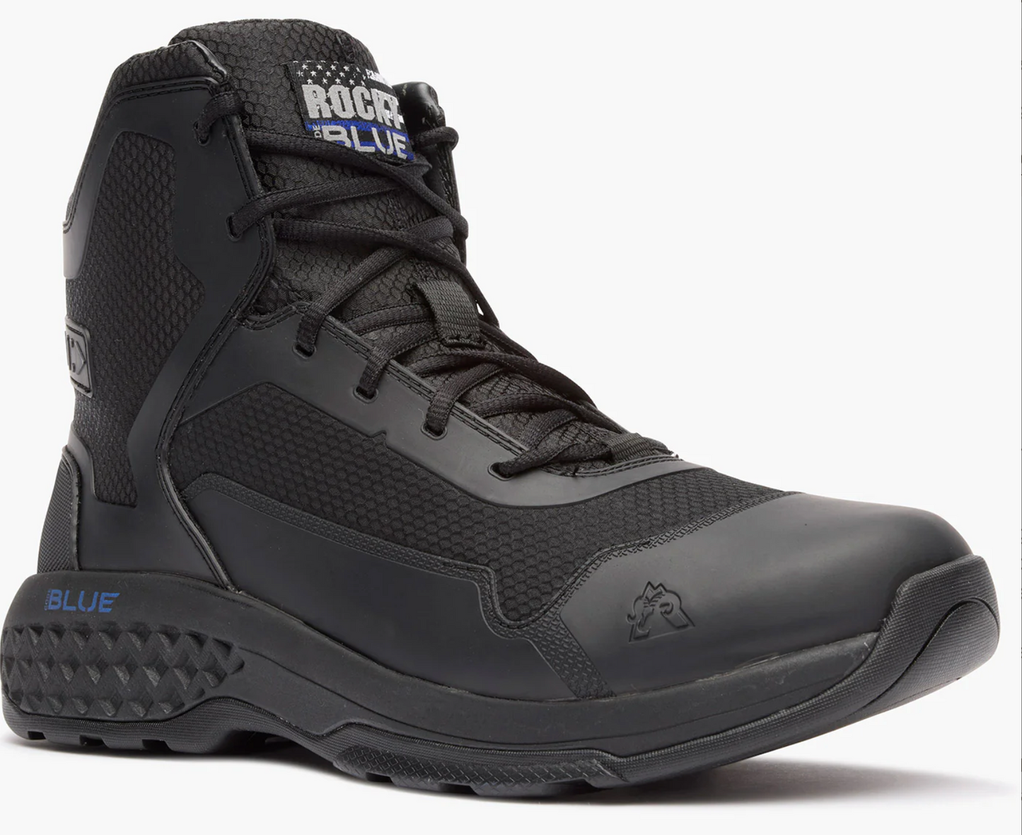 Men's Rocky Code Blue 6" Public Service Boot, Black