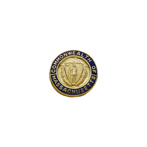 MASSACHUSETTS MACE BLUE RIM SEAL (Pair) (ISO)