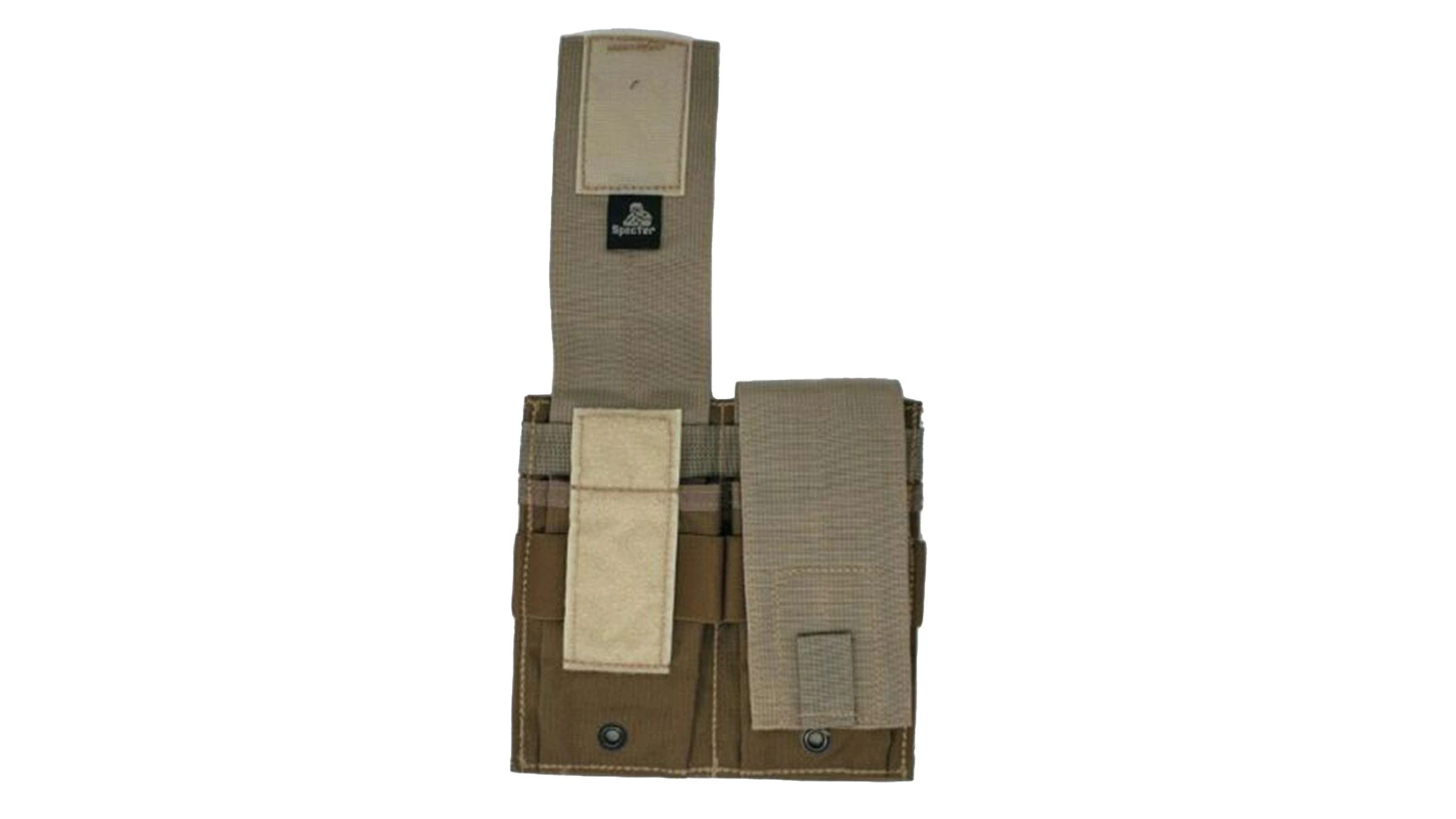 USMC Issue MOLLE Rifle Mag Pouch Coyote Brown – Specter Gear #272, Made In USA